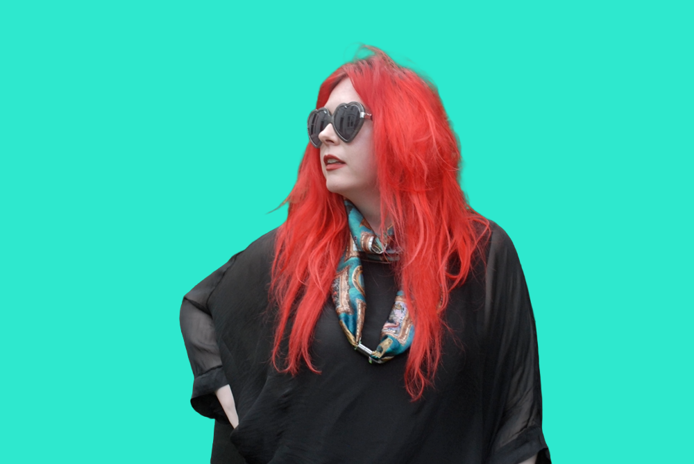 Turquoise 'I love Frida' Vintage Frames Scarf