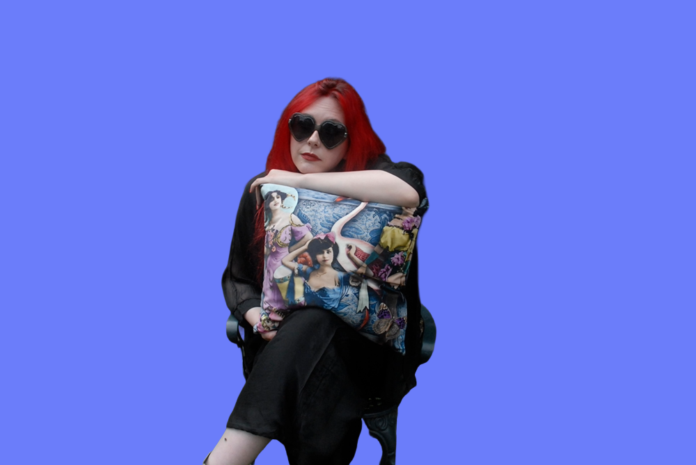 'The Circus Is Coming' Velvet Cushion