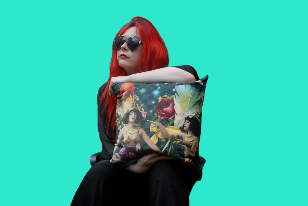 'The Yoga Girls' Velvet Cushion