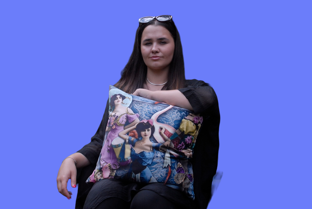 'The Circus Is Coming' Velvet Cushion