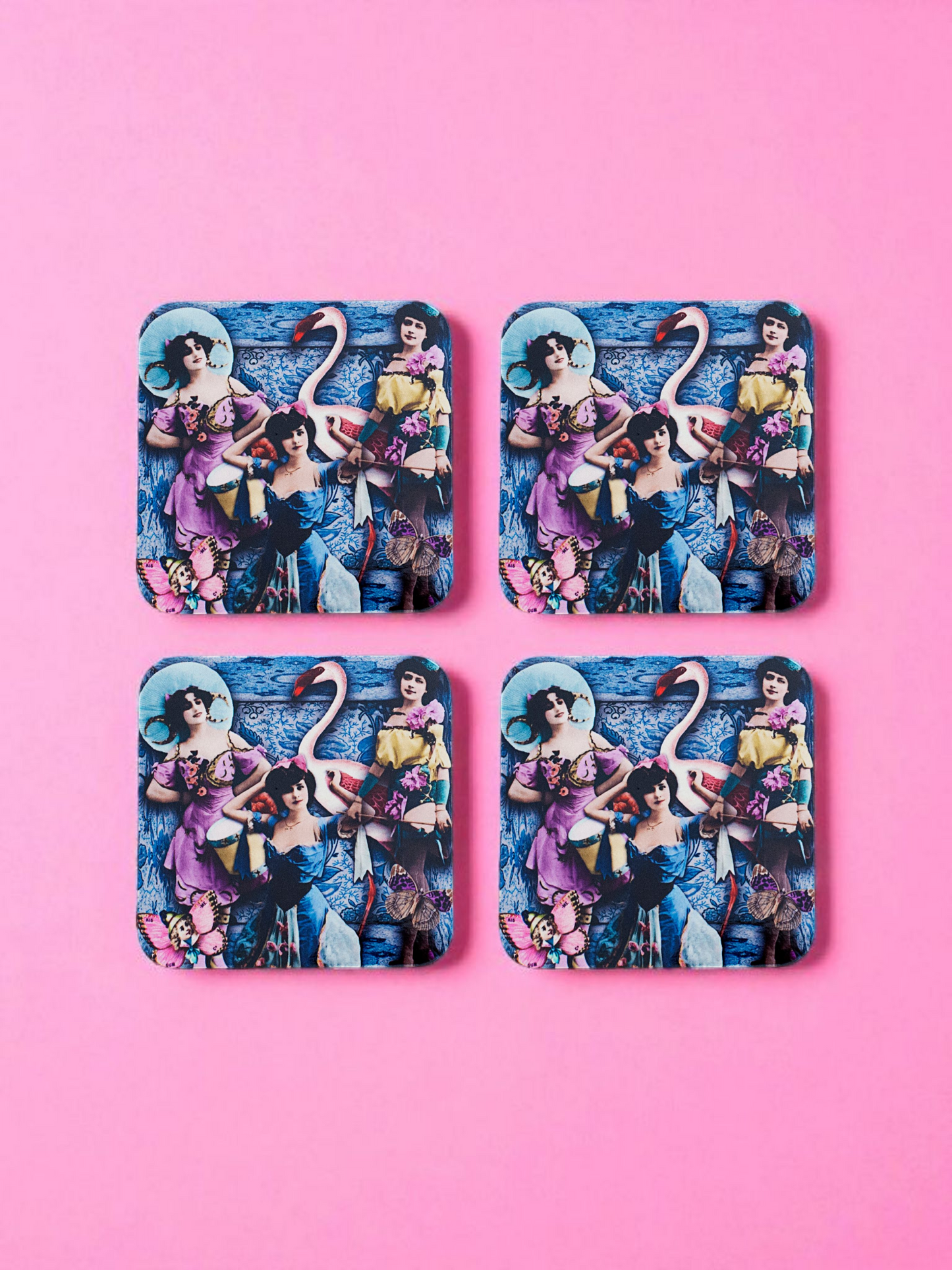 'The Circus Is Coming' Set of 4 Coasters