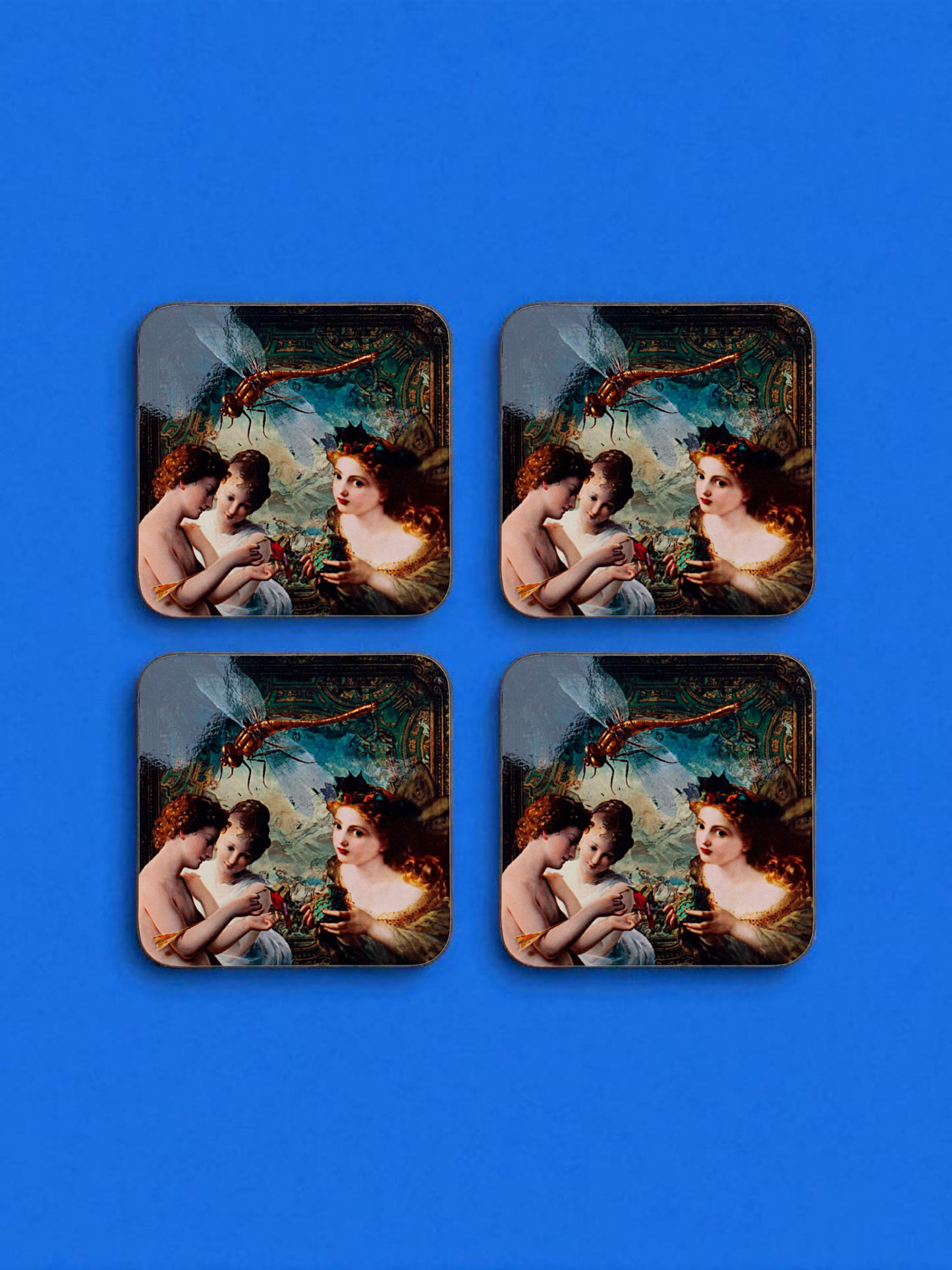 'Angels Whispering' Set of 4 Coasters