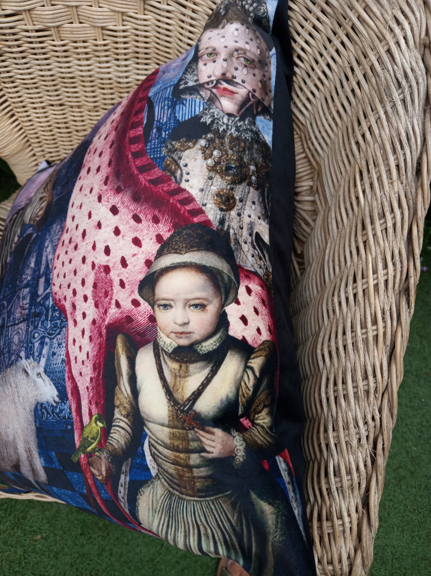 'The Vintage Zoo' Velvet Cushion