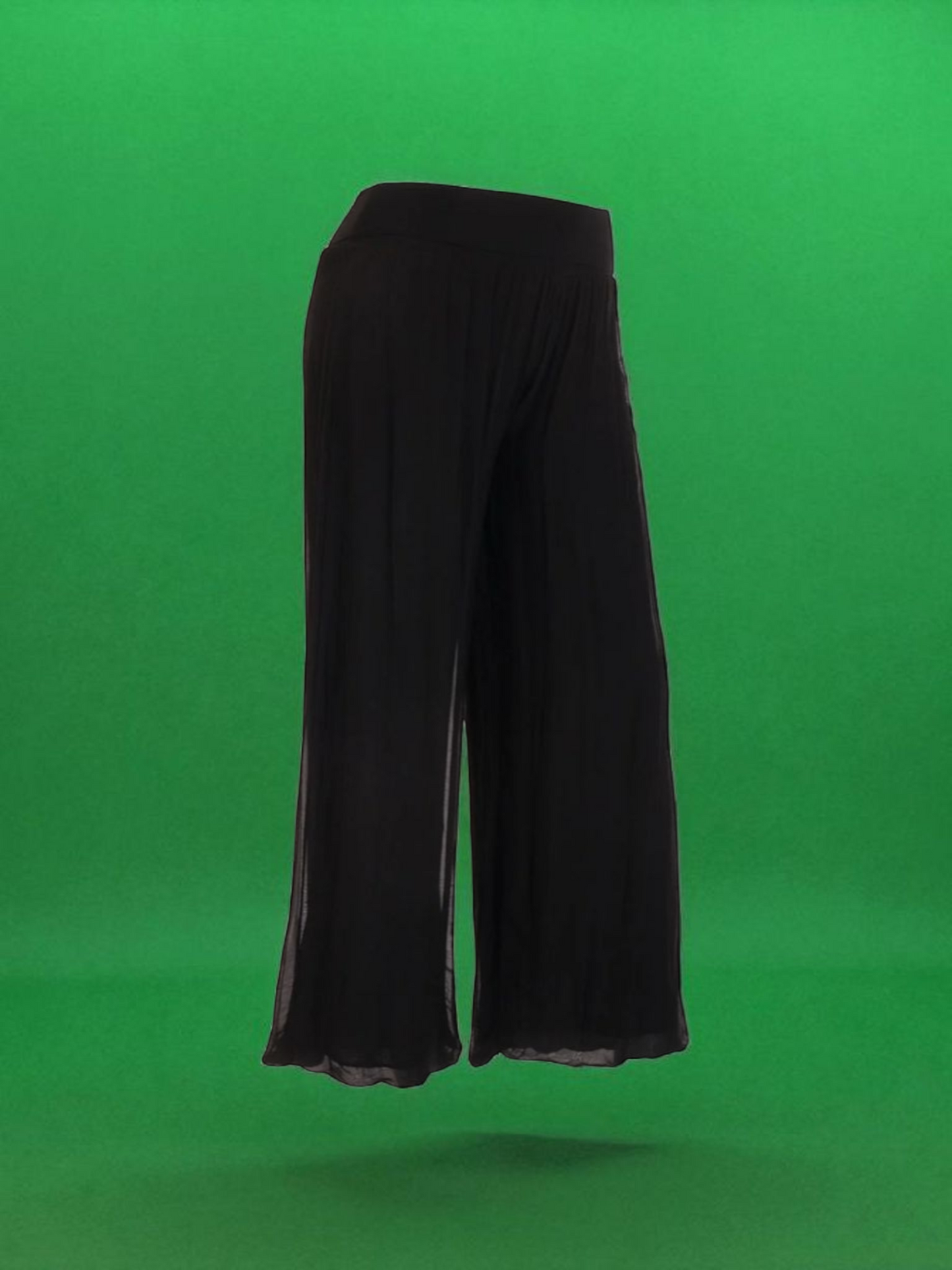 Black Silk Pants