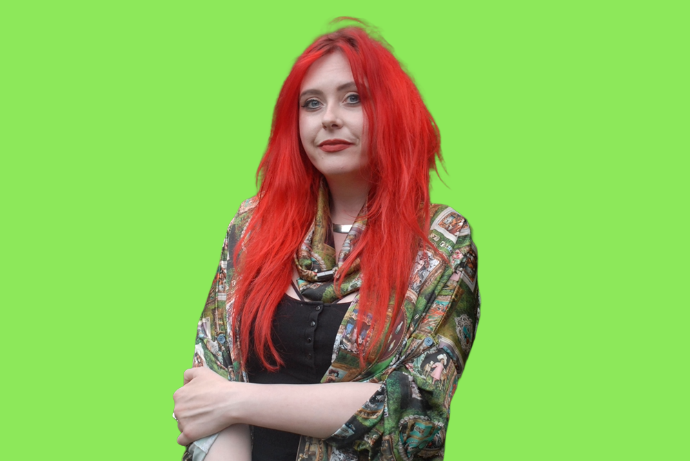 Emerald Green 'I Love Frida' Vintage Frames Kimono