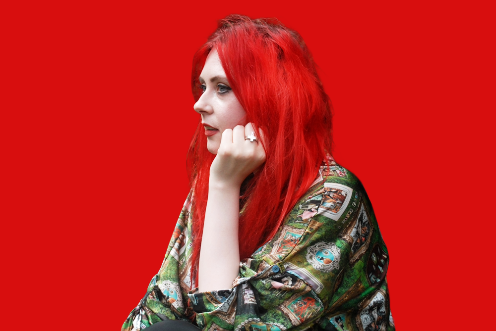 Emerald Green 'I Love Frida' Vintage Frames Kimono