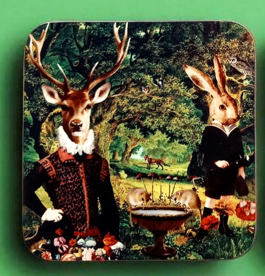 'An Evening In The Woods' Set of 4 Coasters