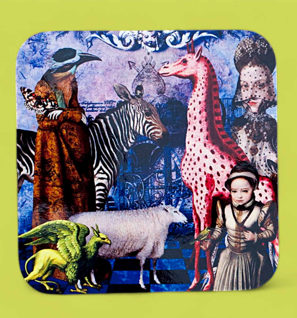 'The Vintage Zoo' Set of 4 Coasters