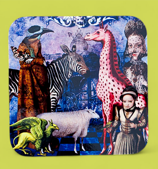 'The Vintage Zoo' Set of 4 Coasters