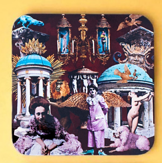 'Vintage Collage' Set of 4 Coasters