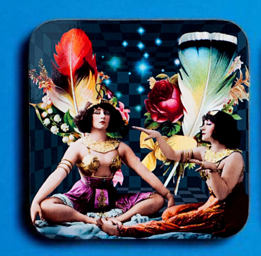 'The Yoga Girls' Set of 4 Coasters